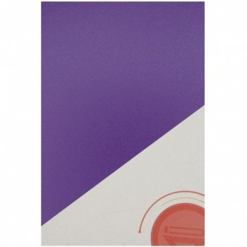 PAQUETE 100 HOJAS POLIPROPILENO A-4 OPACO PURPURA