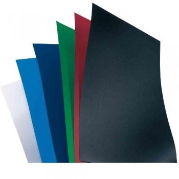 PAQUETE 100 HOJAS PVC A-4 OPACO BLANCO GBC