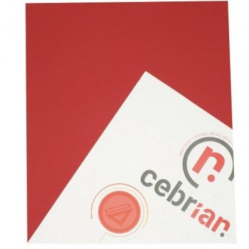 PAQUETE 50 CARTULINAS 180G A4 ROJO NAVIDAD