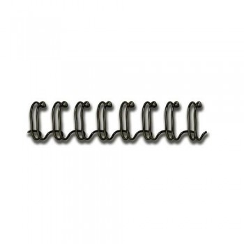 CAJA 200 UNIDADES CANUTILLO WIRE-O PASO 2:1 Nº16 25.4MM 1\c NEGRO 171-200 HOJAS